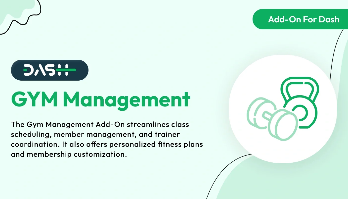 GYM Management - WorkDo Dash SaaS Industrial Solutions Add-On