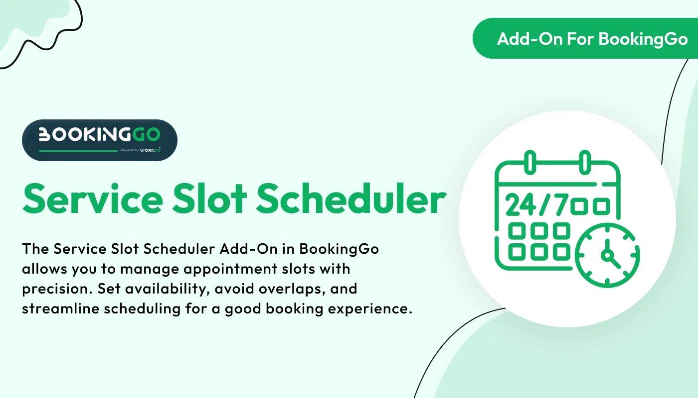Service Slot Scheduler - BookingGo SaaS Add-On
