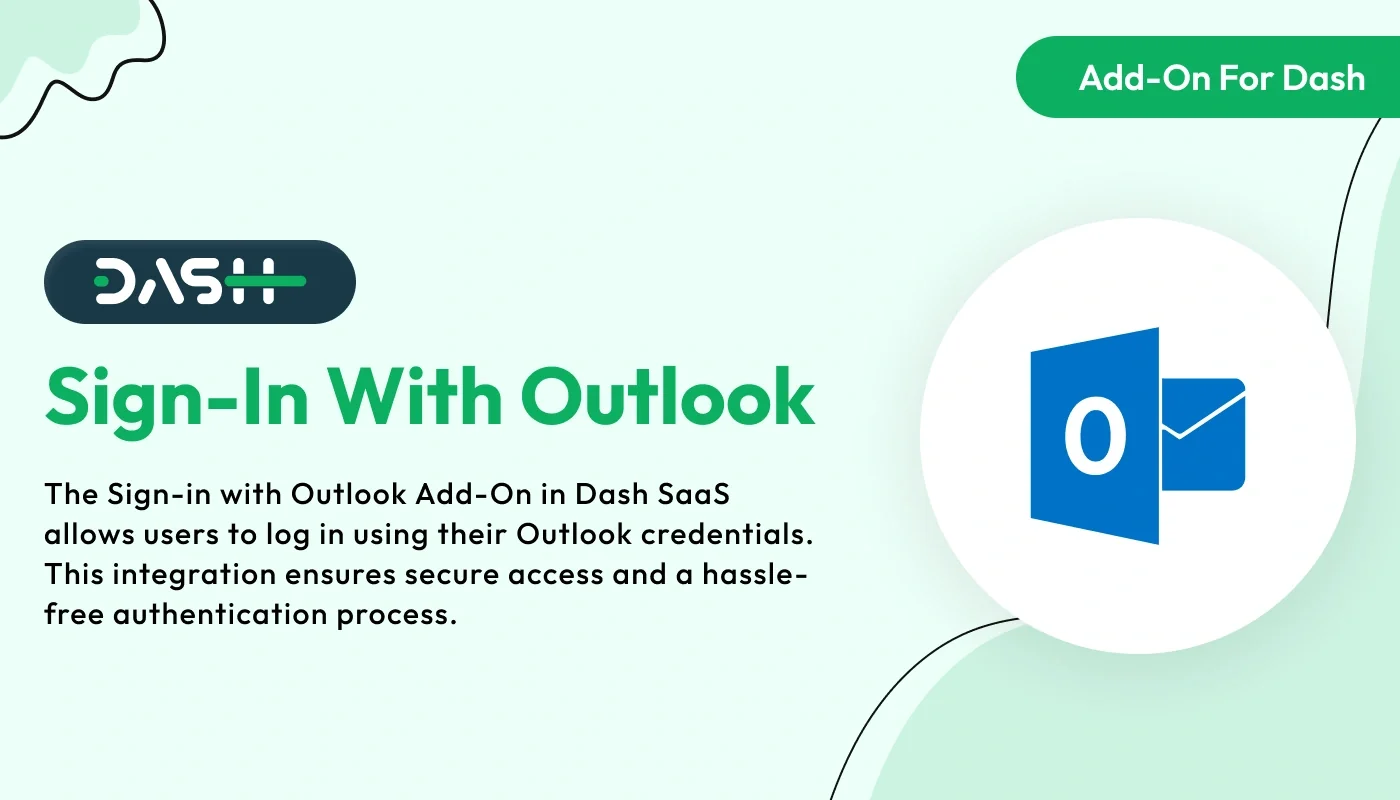 Sign-In With Outlook - WorkDo Dash SaaS Security Add-On