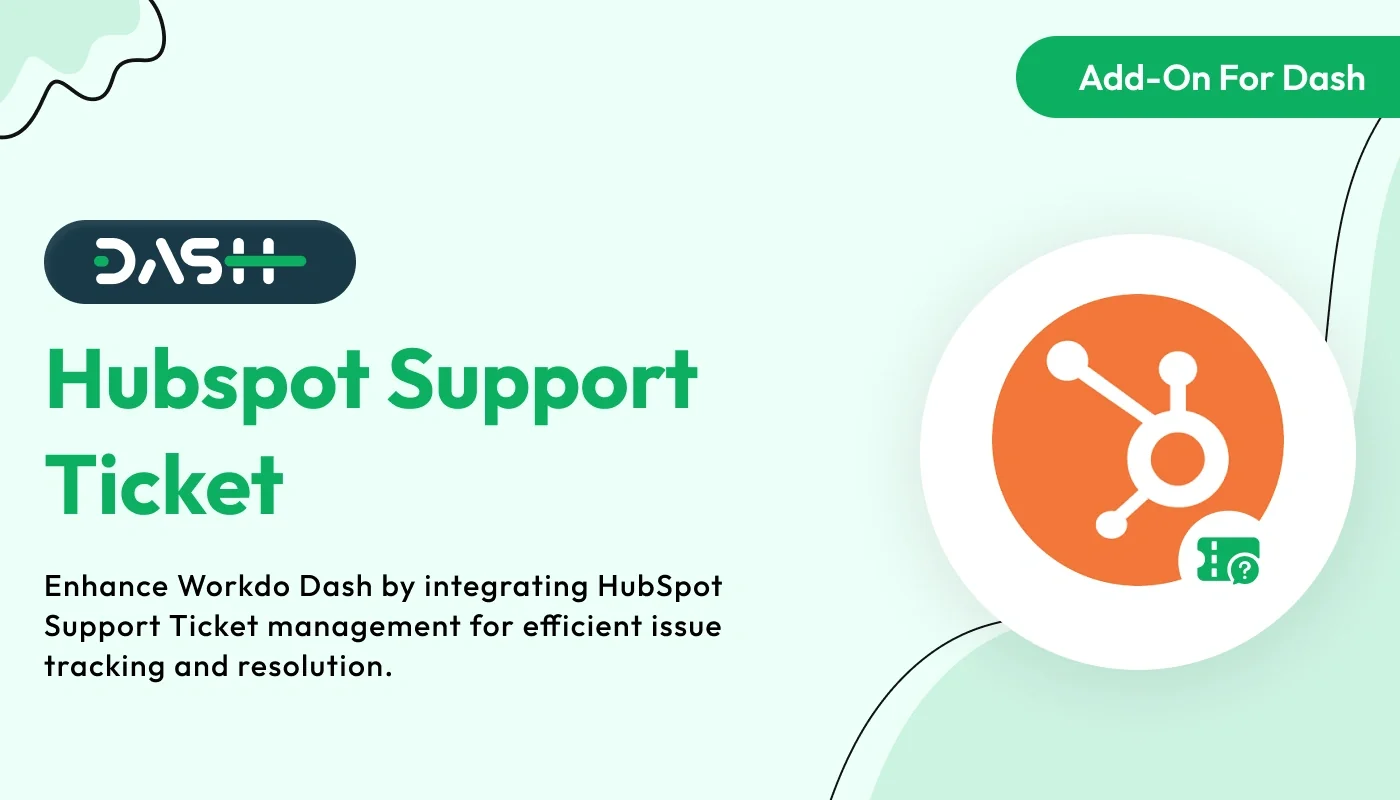 Hubspot Support Ticket - WorkDo Dash SaaS Integration Add-On
