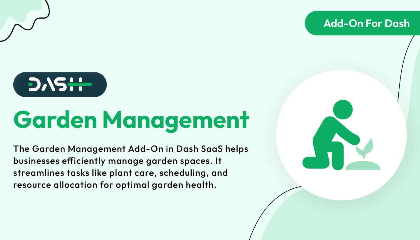 Garden Management - WorkDo Dash SaaS Industrial Solutions  Add-On