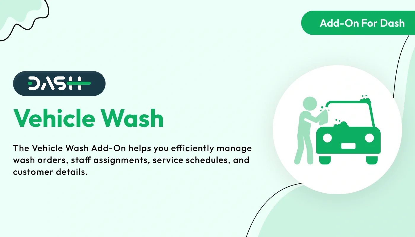 Vehicle Wash - WorkDo Dash SaaS Industrial Solutions Add-On