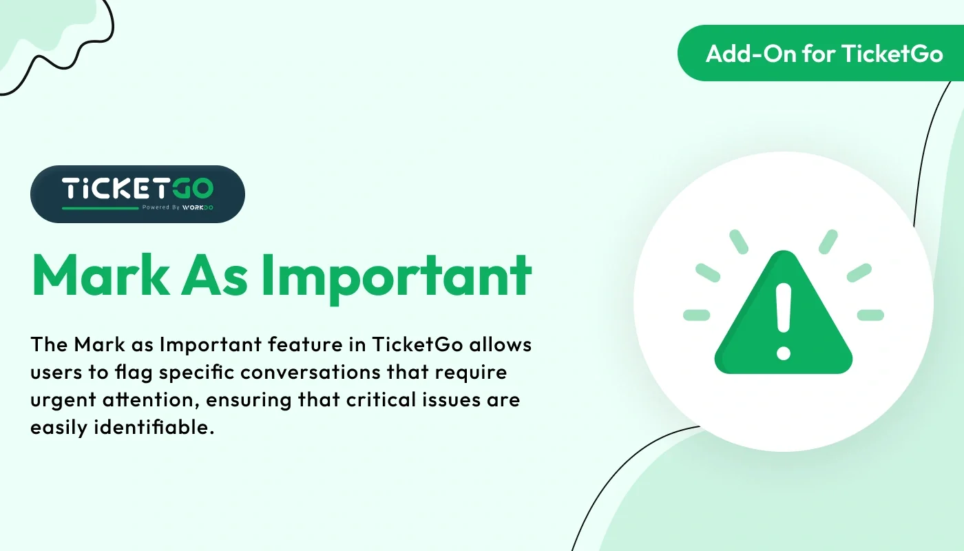 Mark As Important - WorkDo TicketGo Add-On