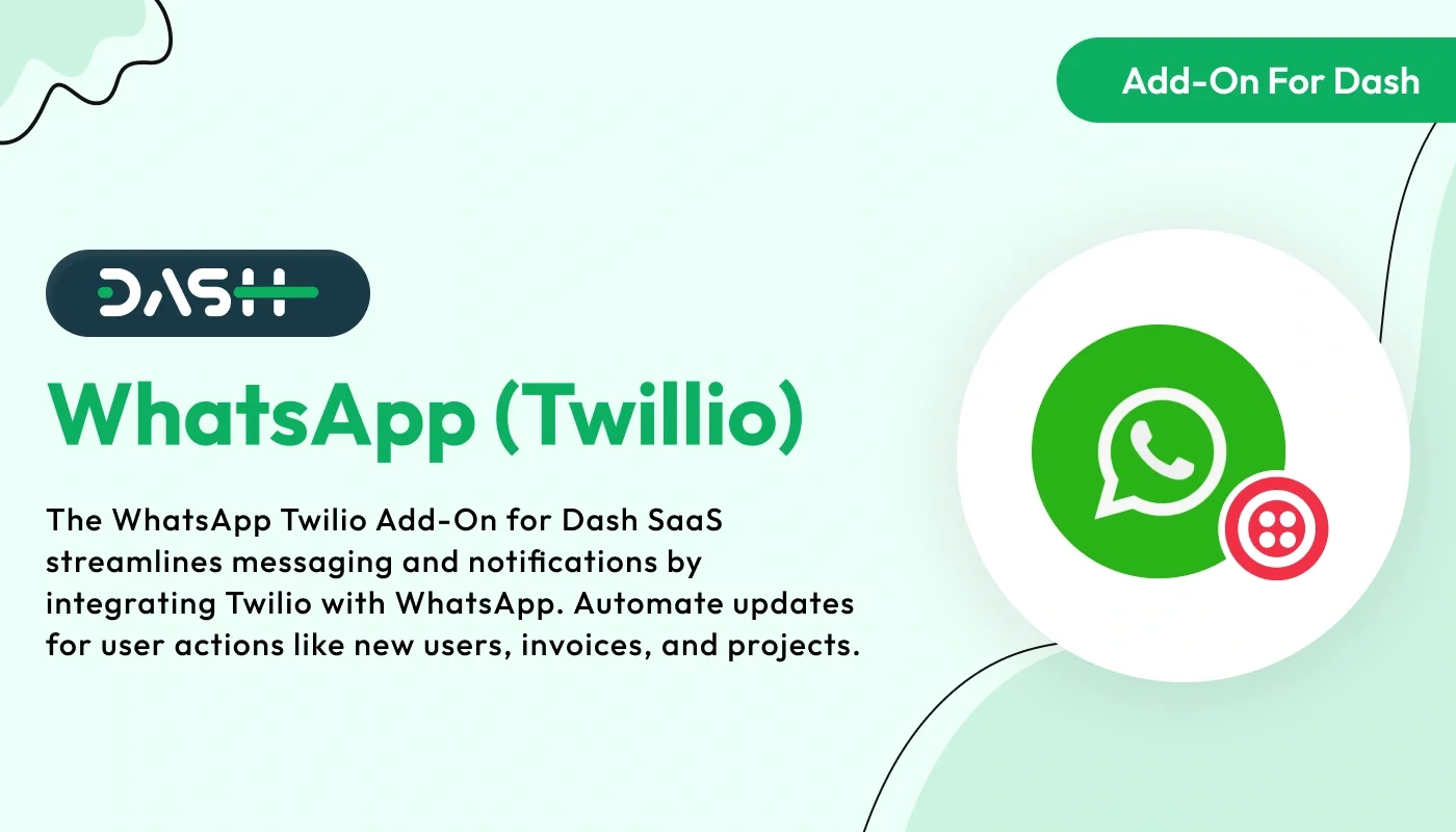 WhatsApp (Twilio) - WorkDo Dash SaaS Social Media Add-On