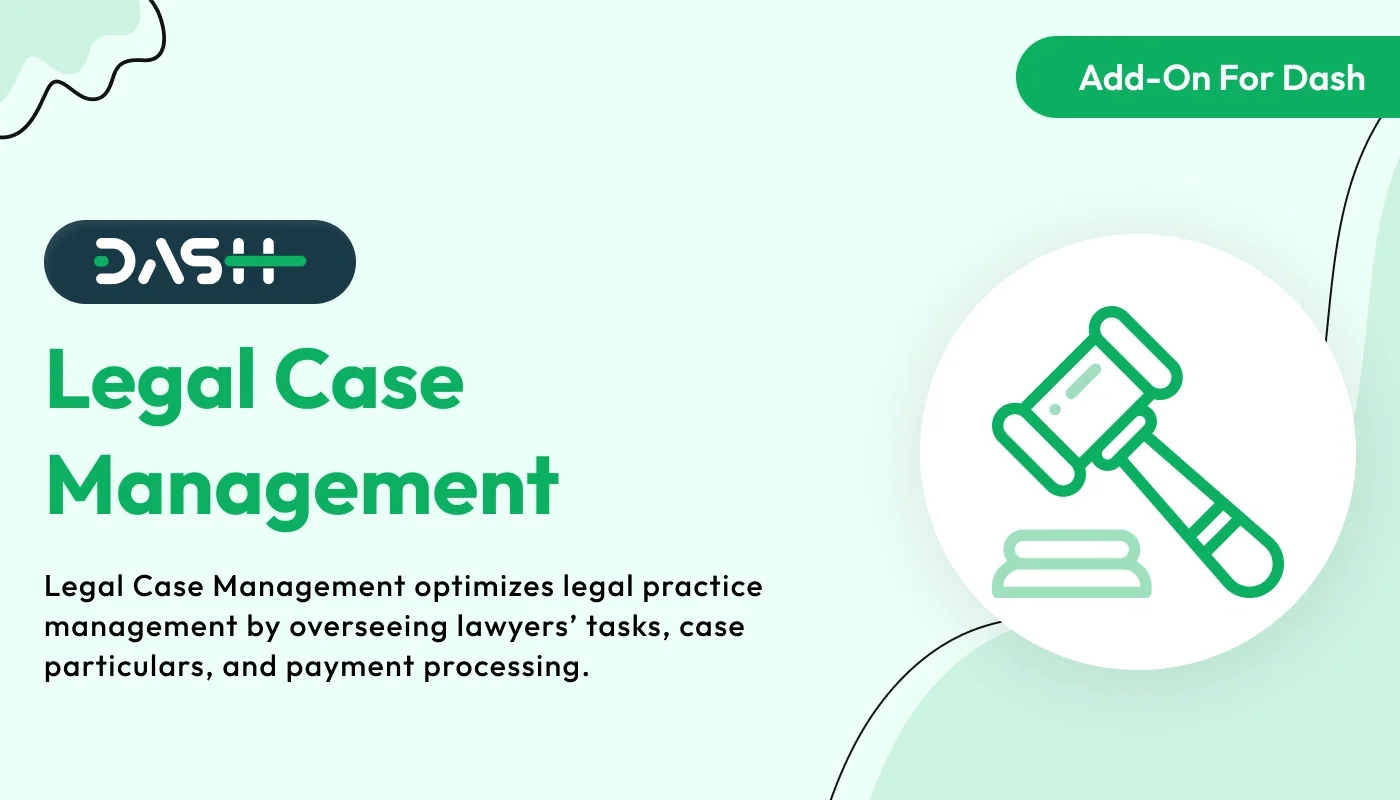 Legal Case Management - WorkDo Dash SaaS Industrial Solutions Add-On