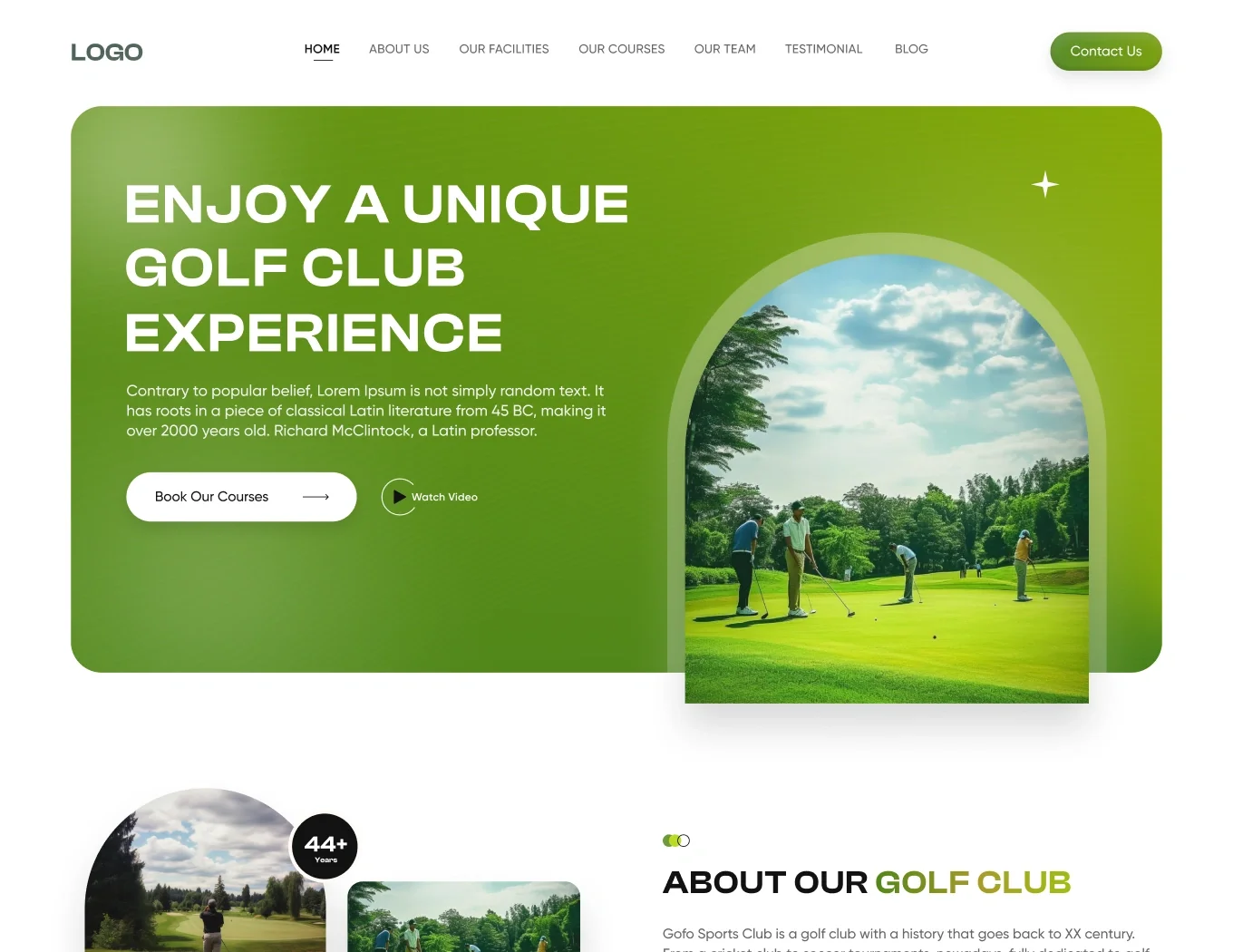 Golf Course - BookingGo SaaS Add-On