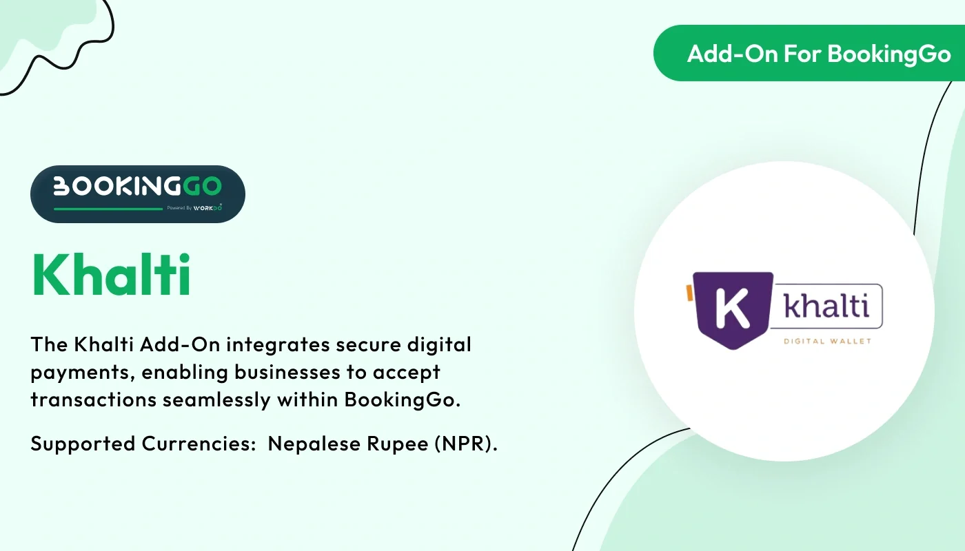 Khalti - WorkDo BookingGo SaaS Add-On