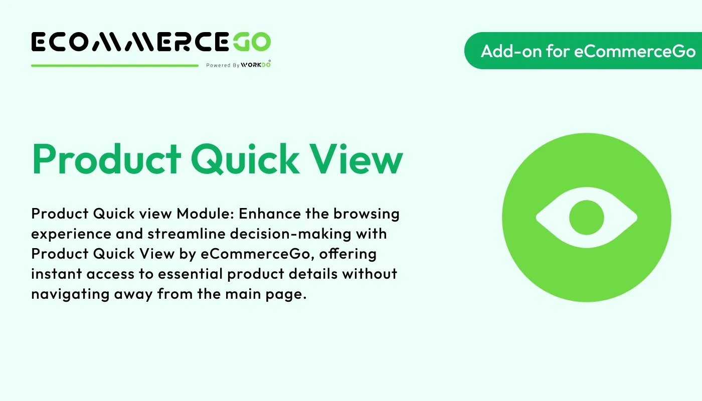 Product Quick View - WorkDo eCommerceGo SaaS Add-On