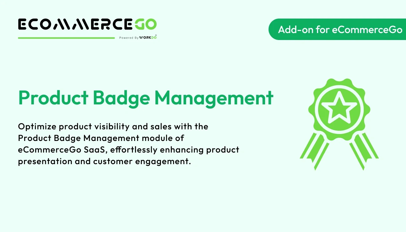 Product Badge Management - WorkDo eCommerceGo SaaS Add-On