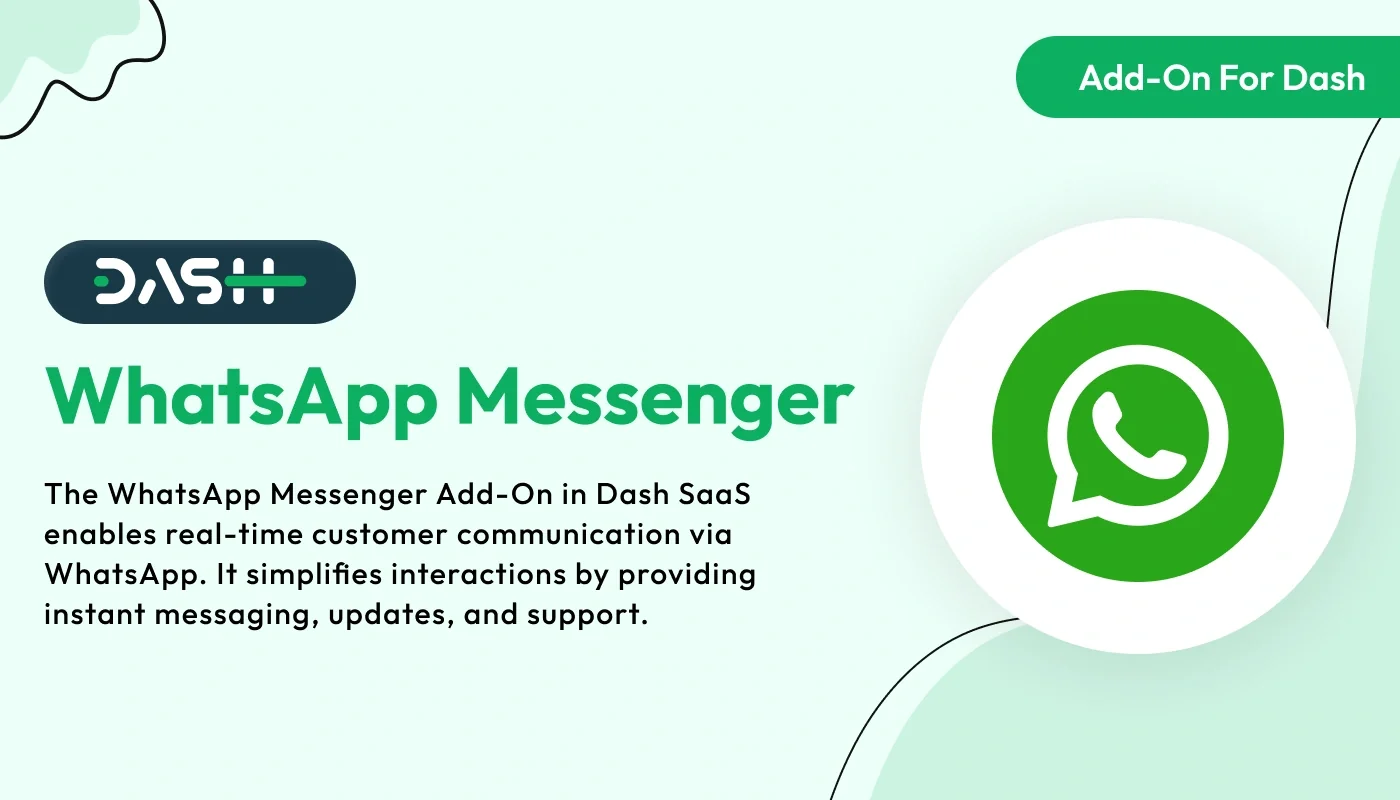 WhatsApp Messenger - WorkDo Dash SaaS Social Media Add-On