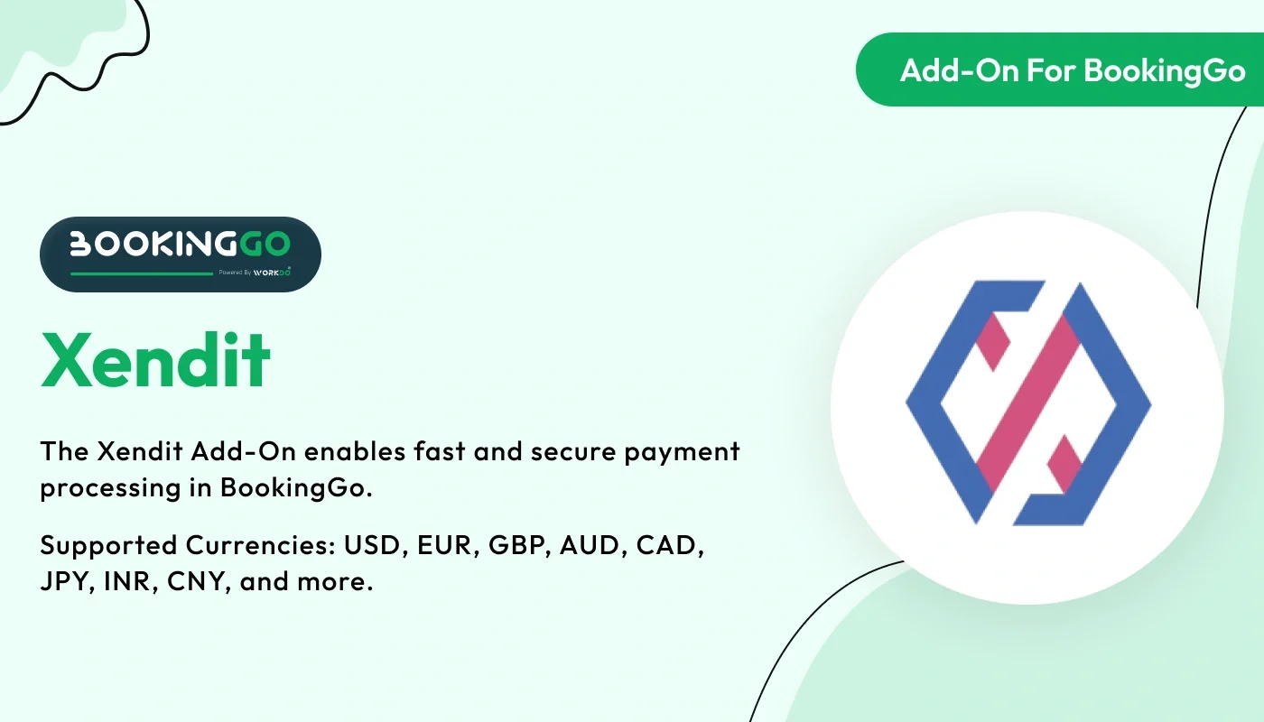 Xendit - BookingGo SaaS Add-On
