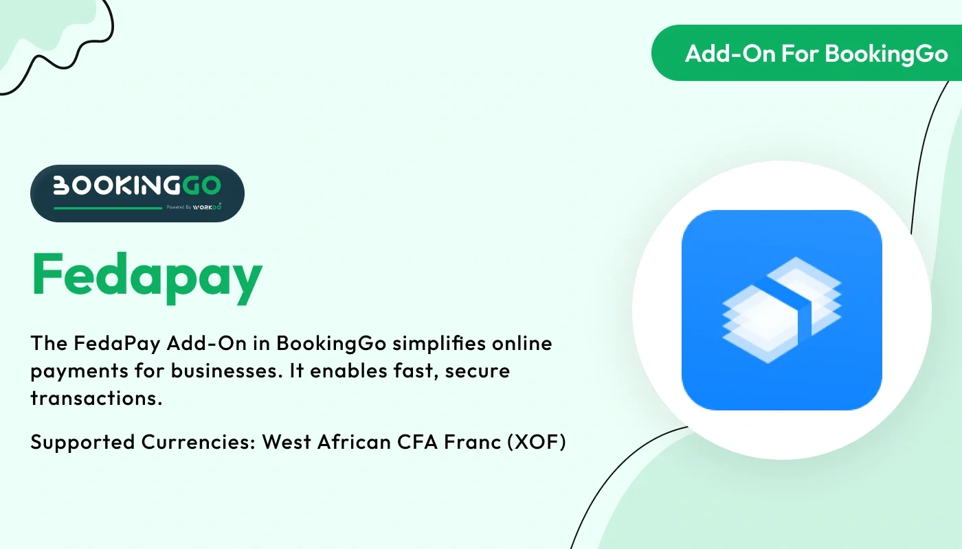 Fedapay - WorkDo BookingGo SaaS Add-On