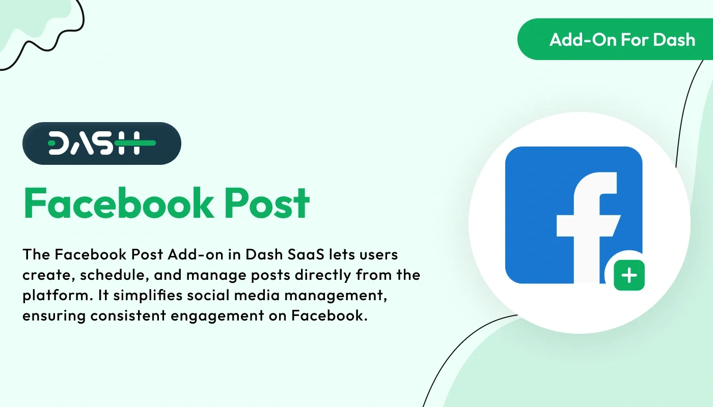 Facebook Post - WorkDo Dash SaaS Social Media Add-On