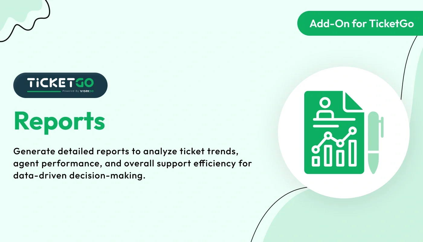 Reports - WorkDo TicketGo Add-On