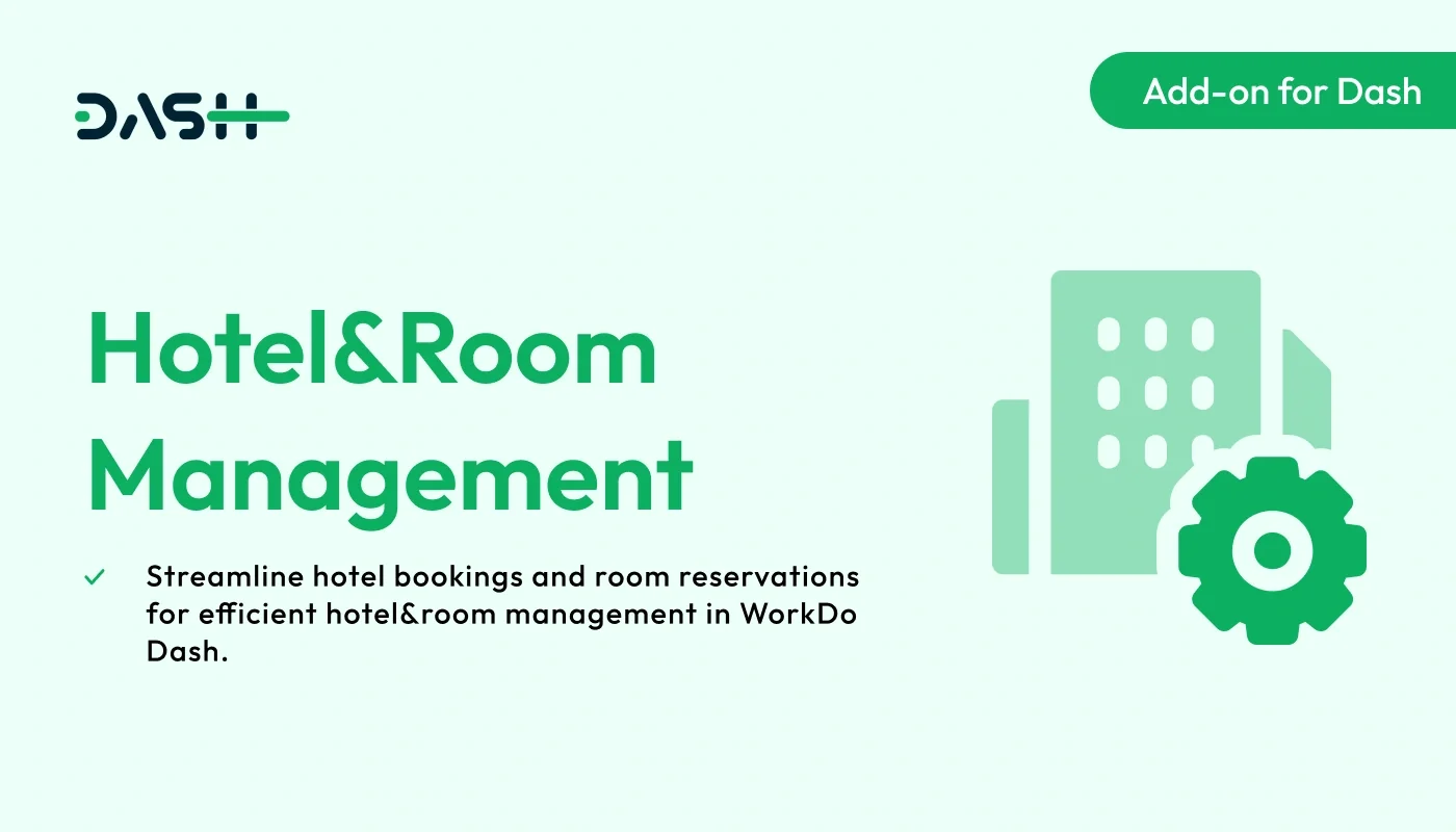 Hotel Room Management - WorkDo Dash SaaS Industrial Solutions Add-On