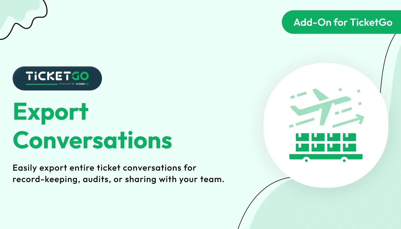 Export Conversations - WorkDo TicketGo Add-On