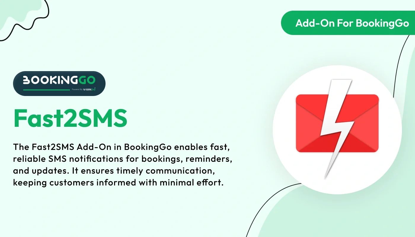 Fast2SMS - WorkDo BookingGo SaaS Add-On