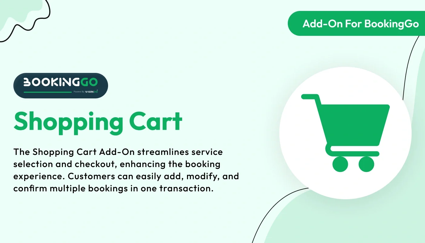 Shopping Cart - BookingGo SaaS Add-On