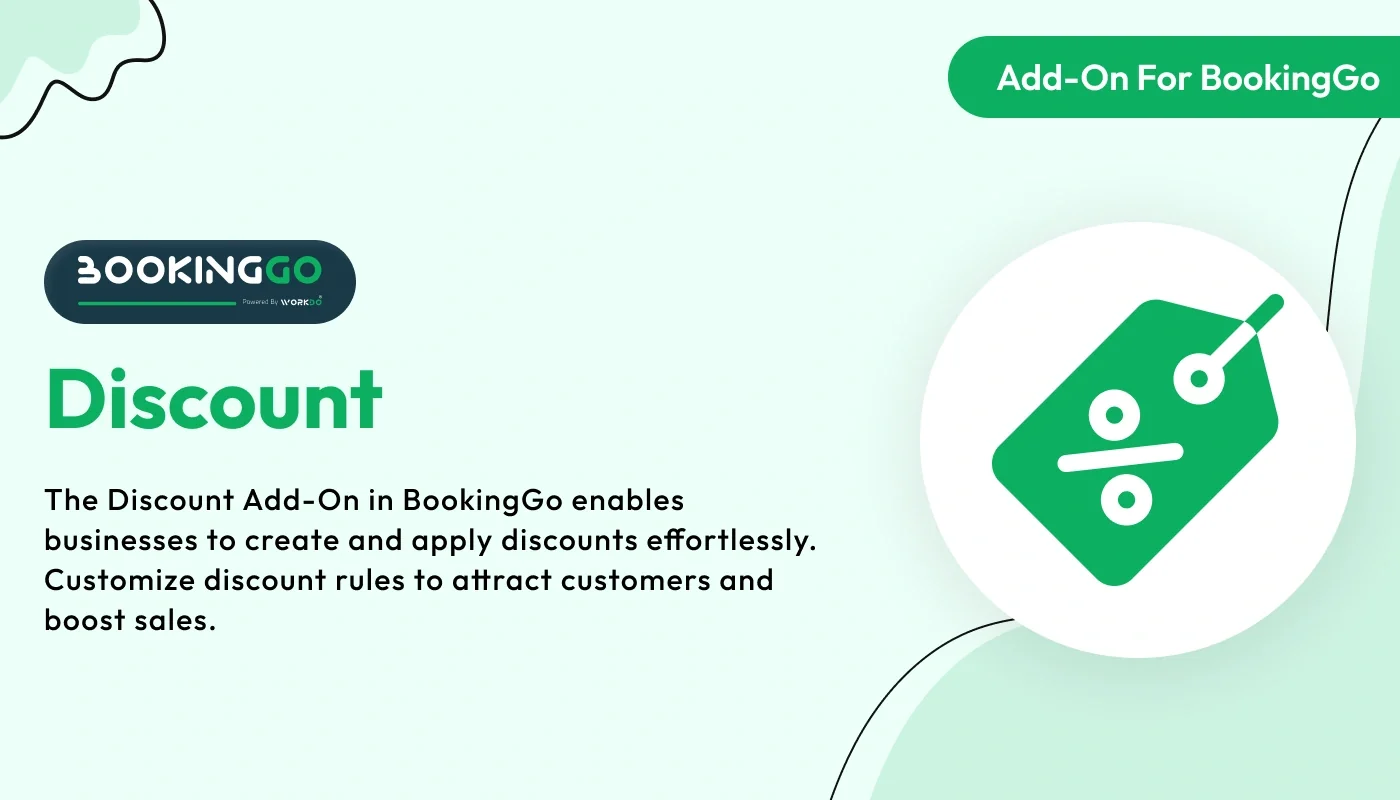 Discount - BookingGo SaaS Add-On