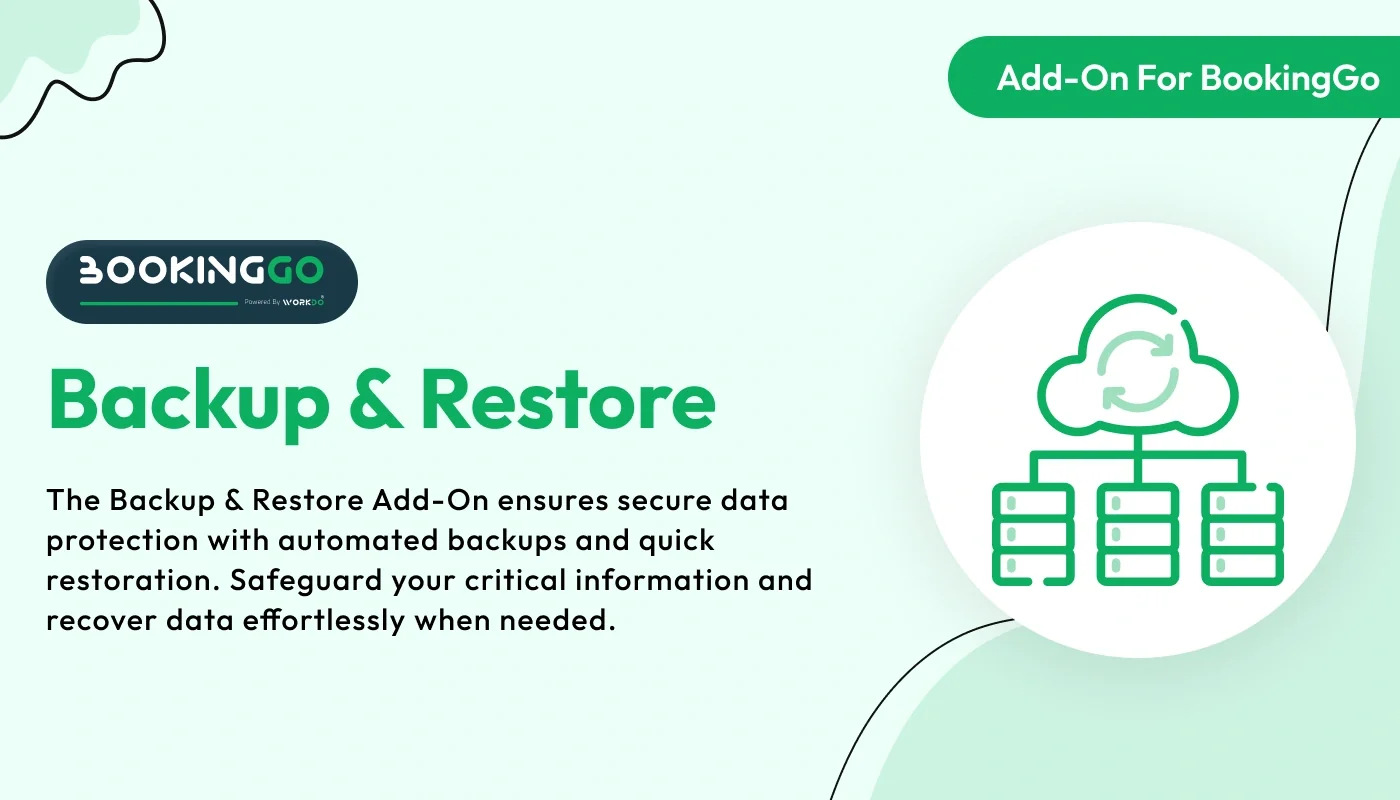 Backup & Restore - BookingGo SaaS Add-On