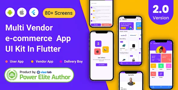 BizCart - Multi vendor e-commerce Flutter Full App UI Kit