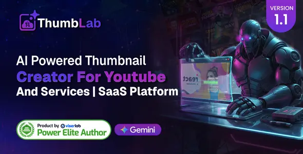 ThumbLab - AI Powered Thumbnail Creator For Youtube And Services | SaaS Platform