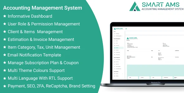 Smart AMS SaaS - Accounting Management System