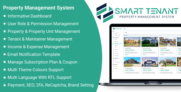 Smart Tenant SaaS - Property Management System