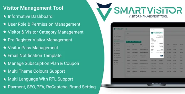Smart Visitor SaaS - Visitor Management Tool
