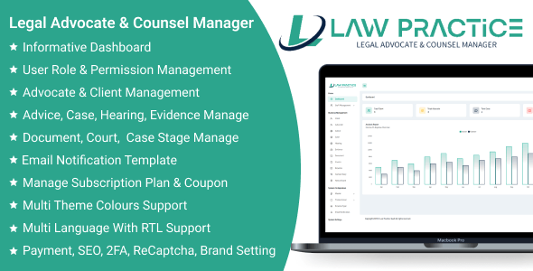 Law Practice SaaS - Legal Advocate & Counsel Manager